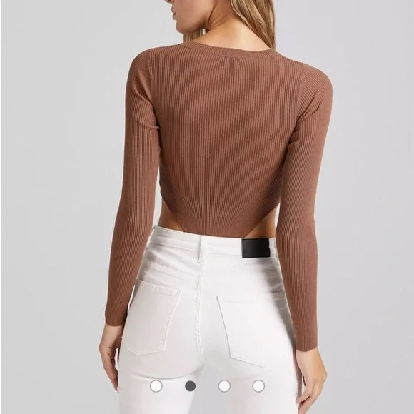 Bershka cutout bodysuit, size small - Picture 2 of 6